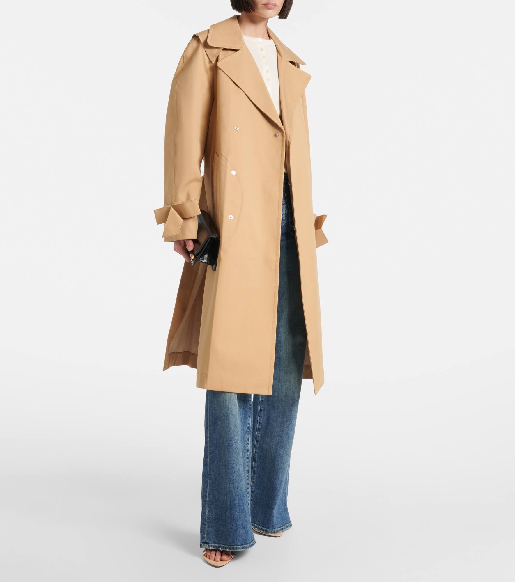 Cotton trench coat - 6