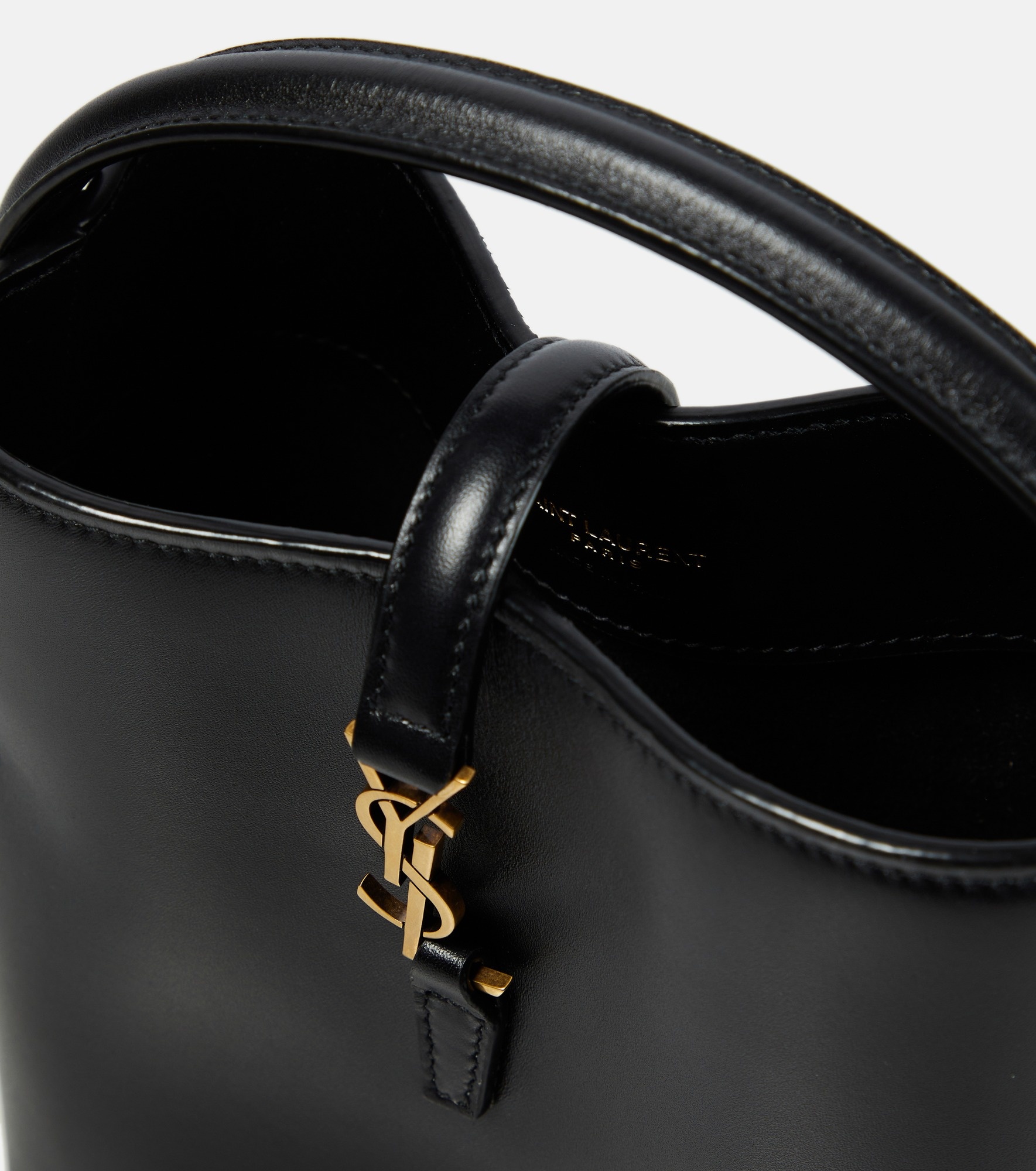 Le 37 Mini leather bucket bag - 3