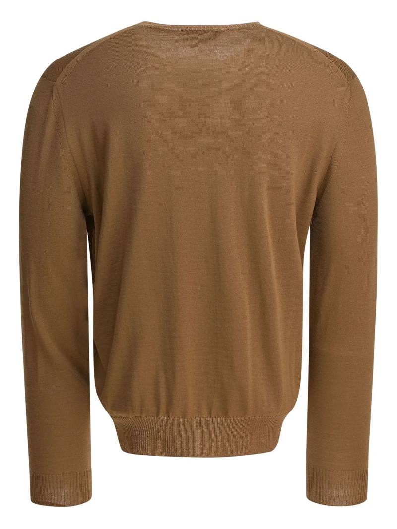 Alexander McQueen crew-neck wool sweater outlook