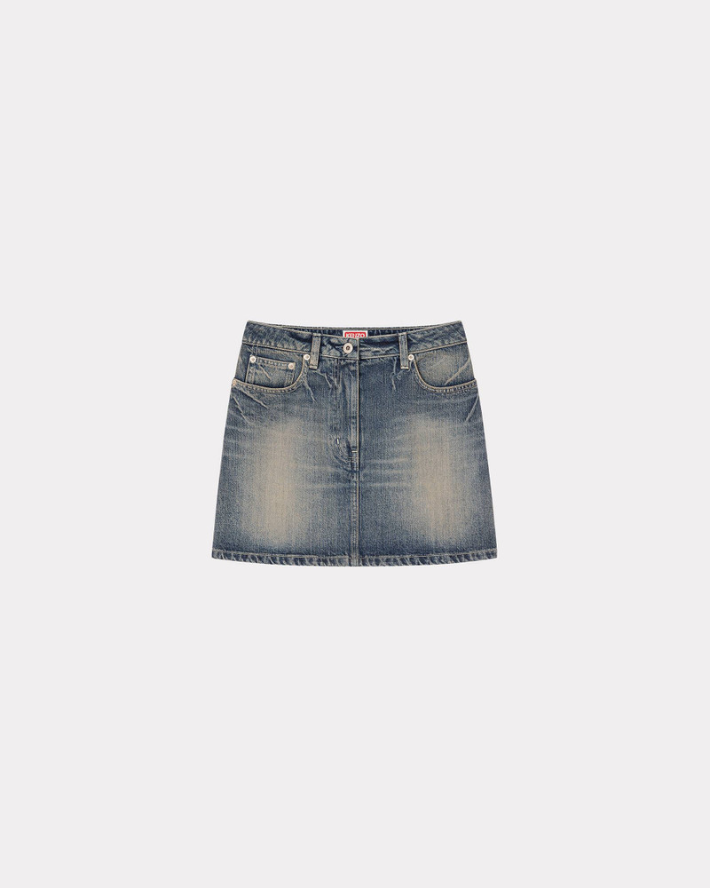 Japanese denim miniskirt - 1