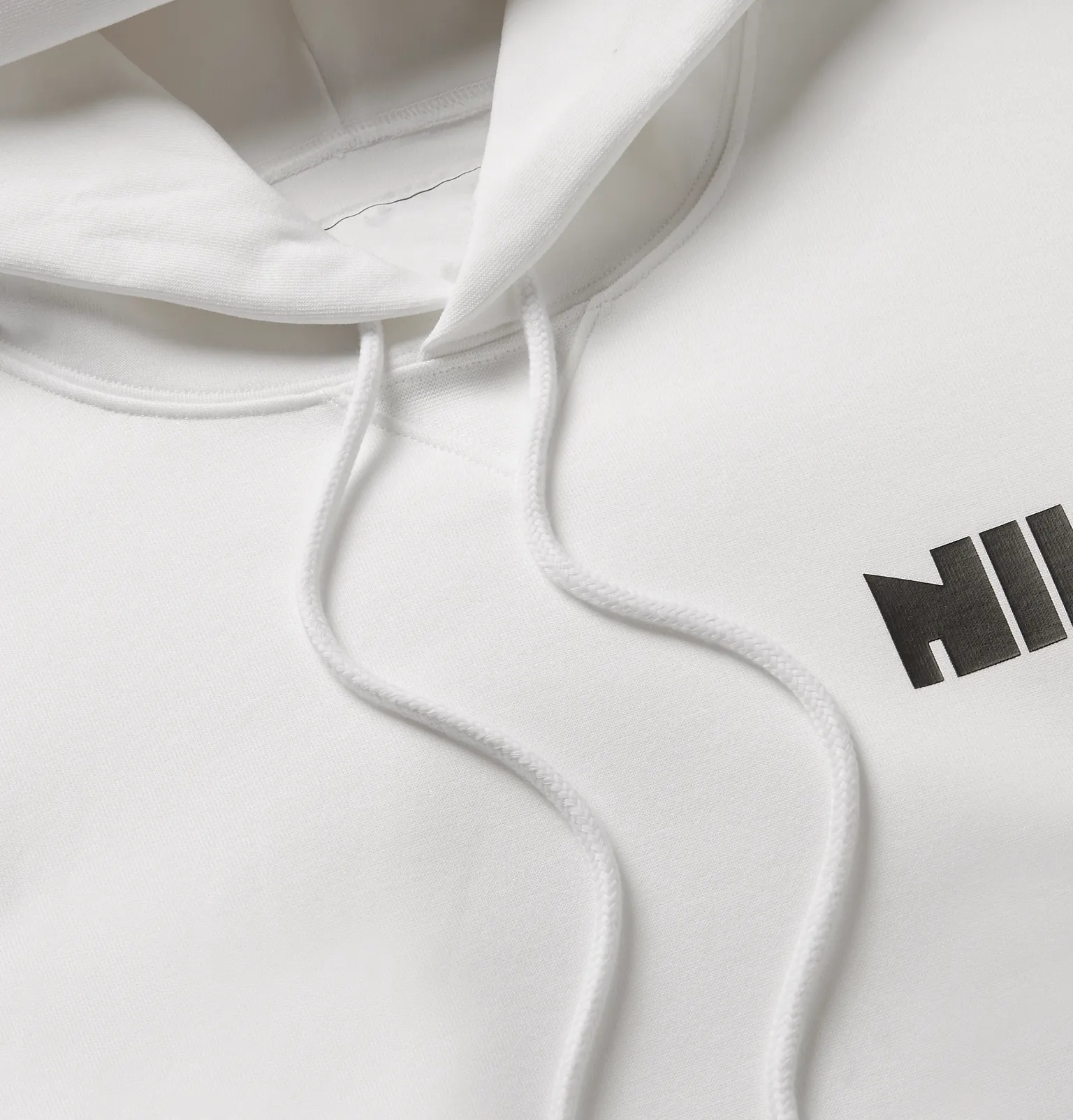 + Sacai NRG Panelled Logo-Print Cotton-Blend Jersey and Shell Hoodie - 5