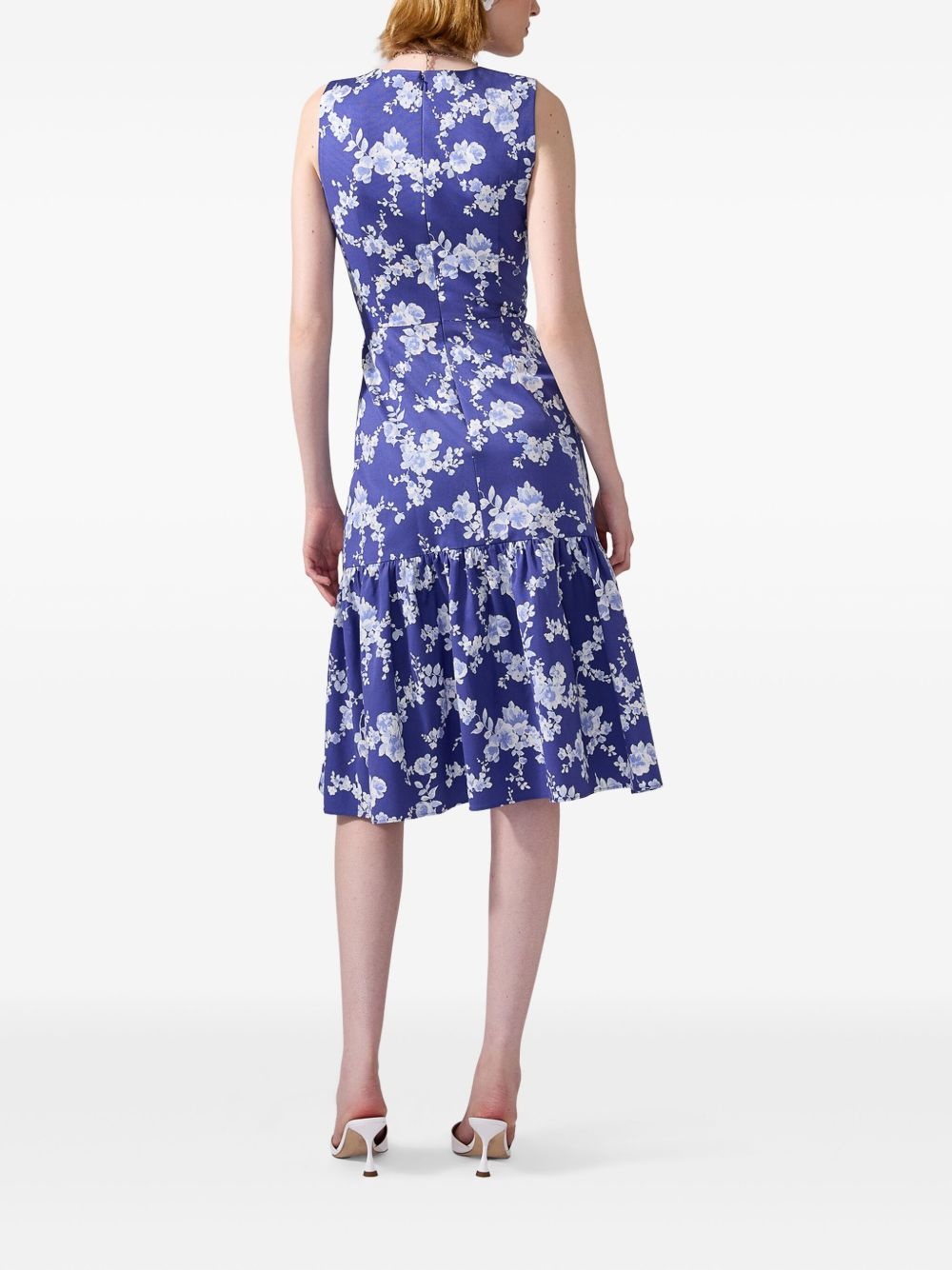 floral-print dress - 3