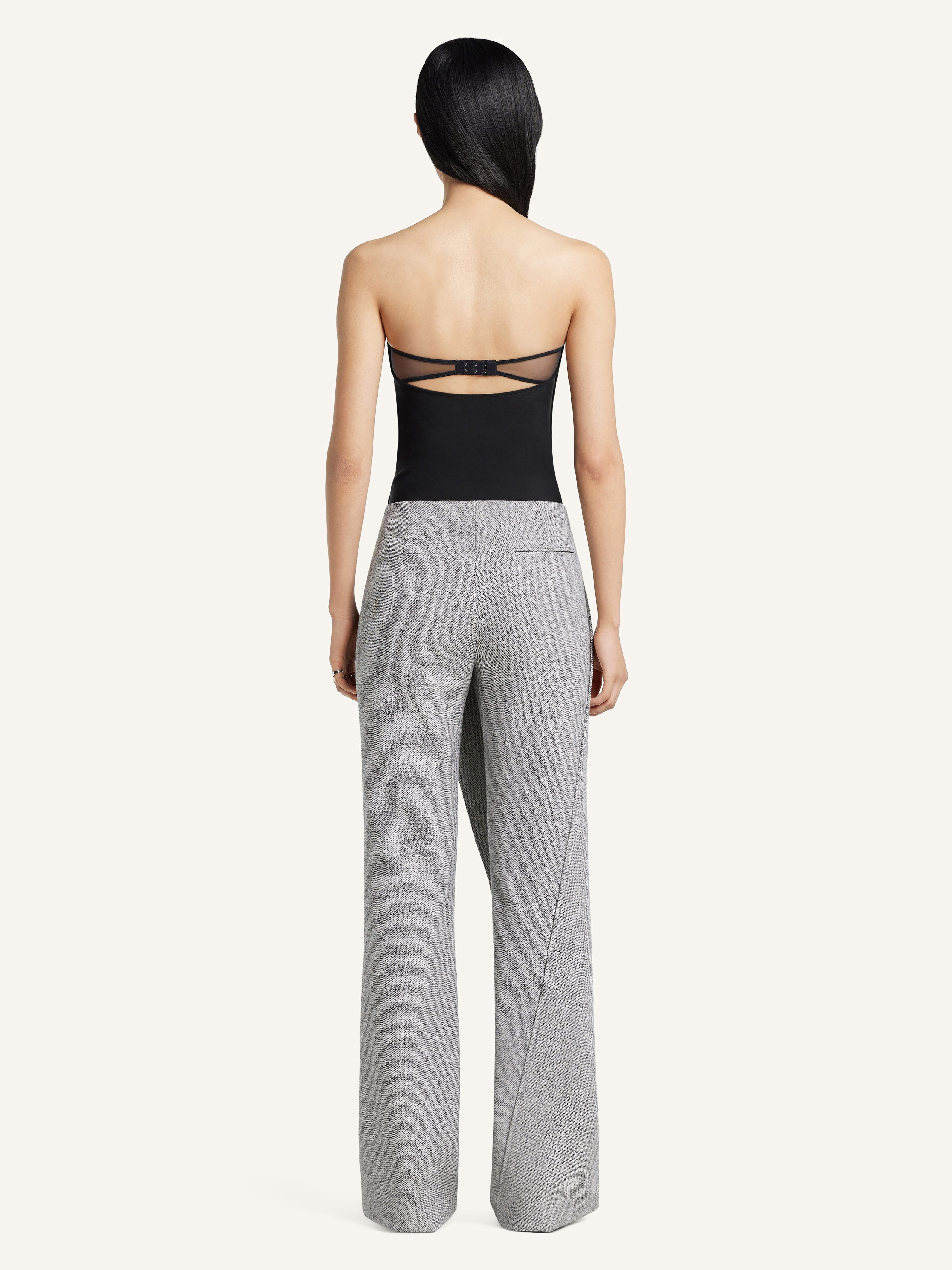 OBLIQUE CAVIAR PANTS - 4
