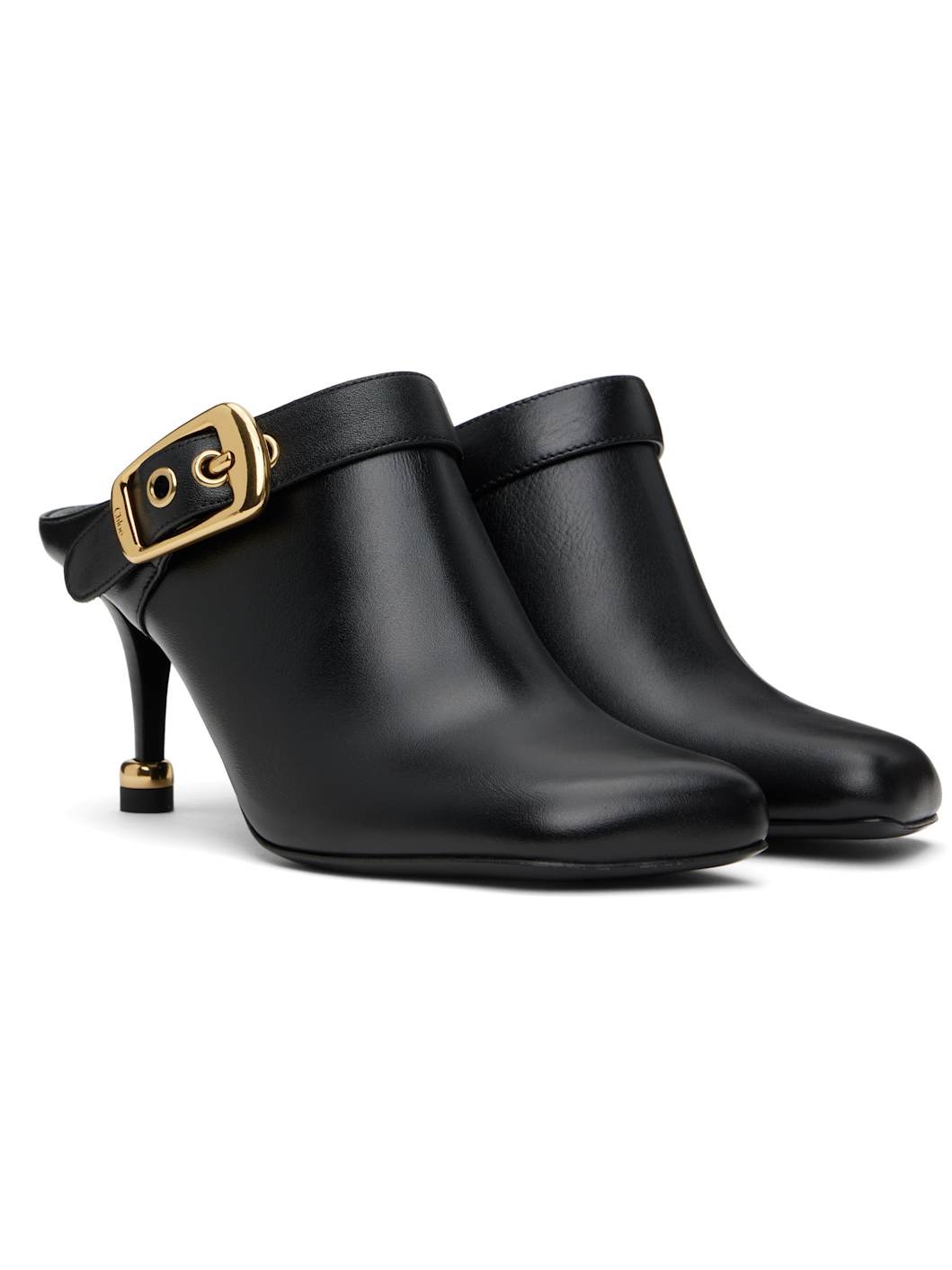 Black Andrea Mules - 4