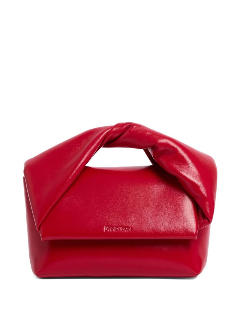 twisted-handle leather tote bag 1