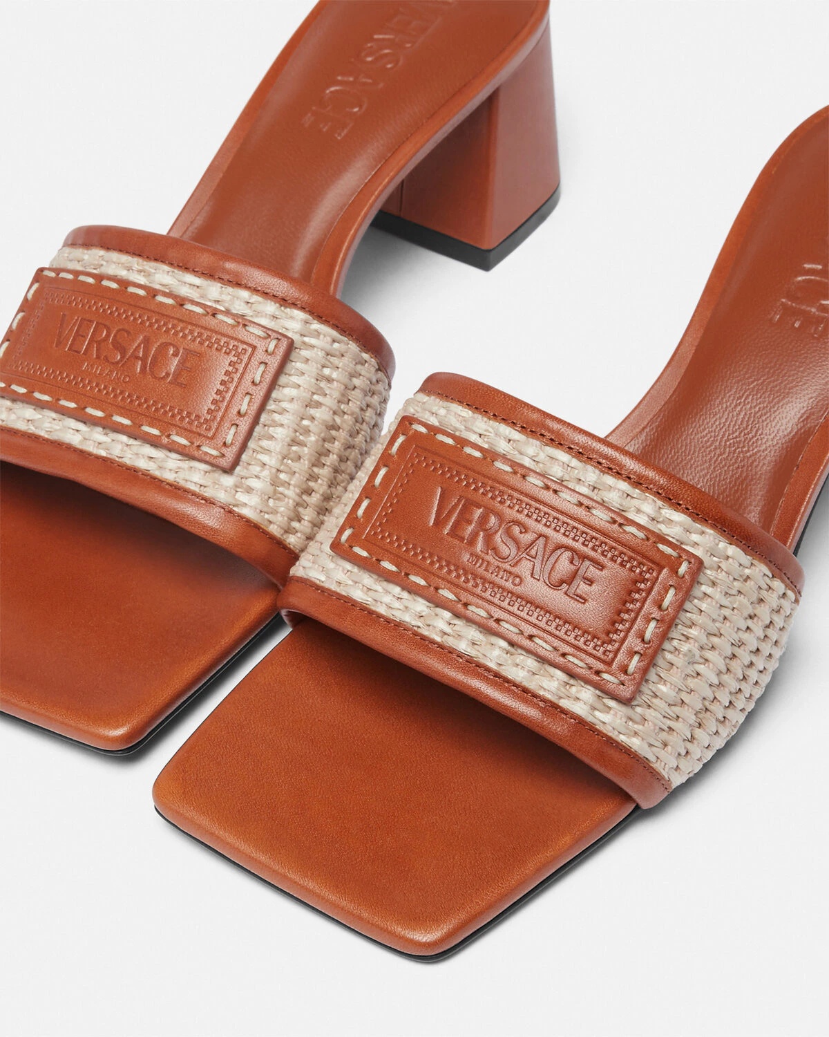 Theia Raffia Mules 55 mm - 5