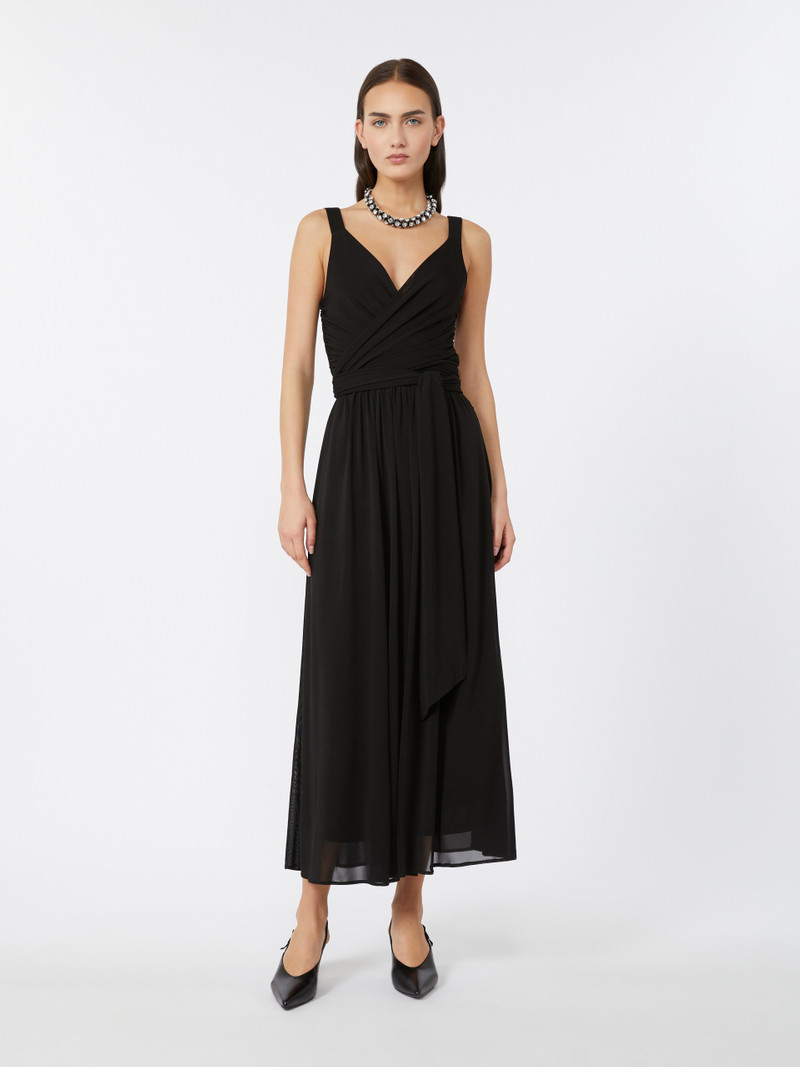 Max Mara CURACAO Long viscose jersey dress outlook