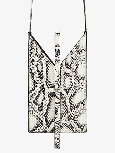 Givenchy CUT OUT IPHONE POUCH IN PYTHON EFFECT LEATHER outlook