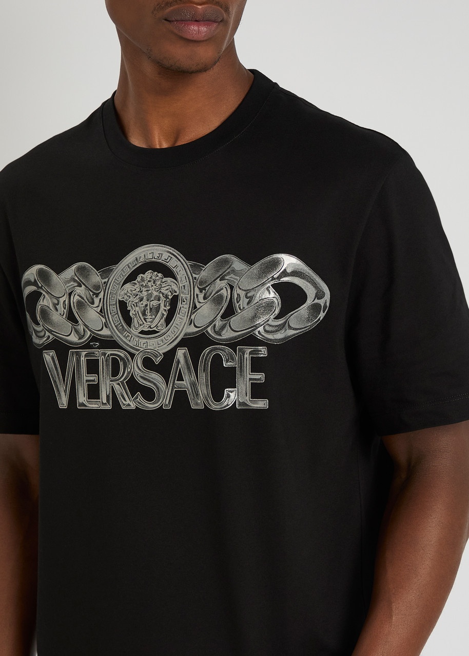 Versace Logo-printed Cotton T-shirt - 5