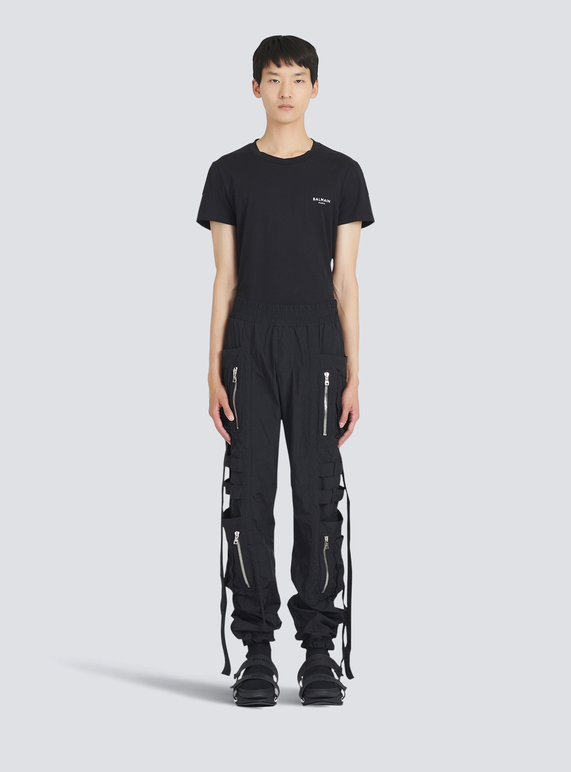 Nylon cargo pants - 3