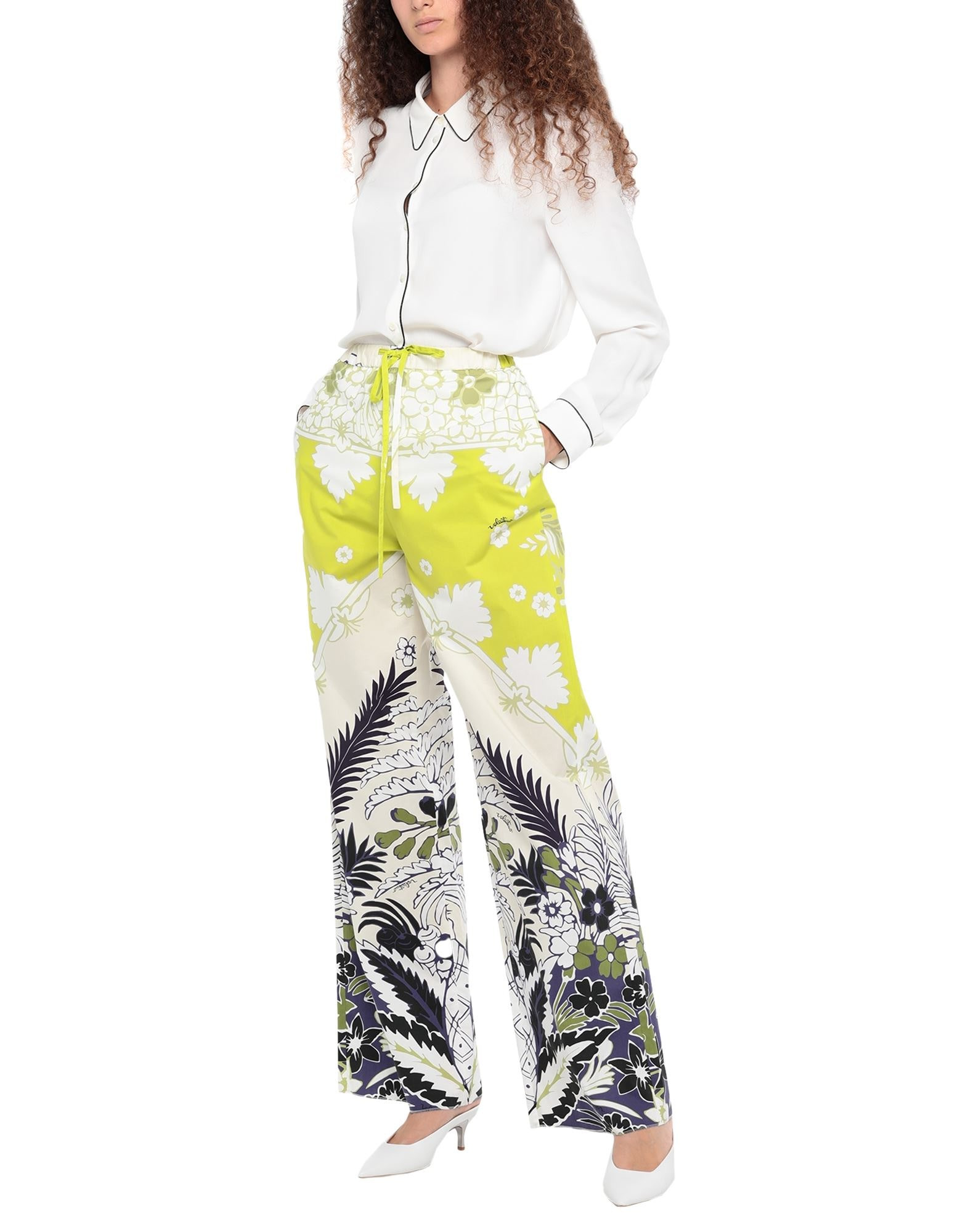 Acid green Women's Casual Pants - 2