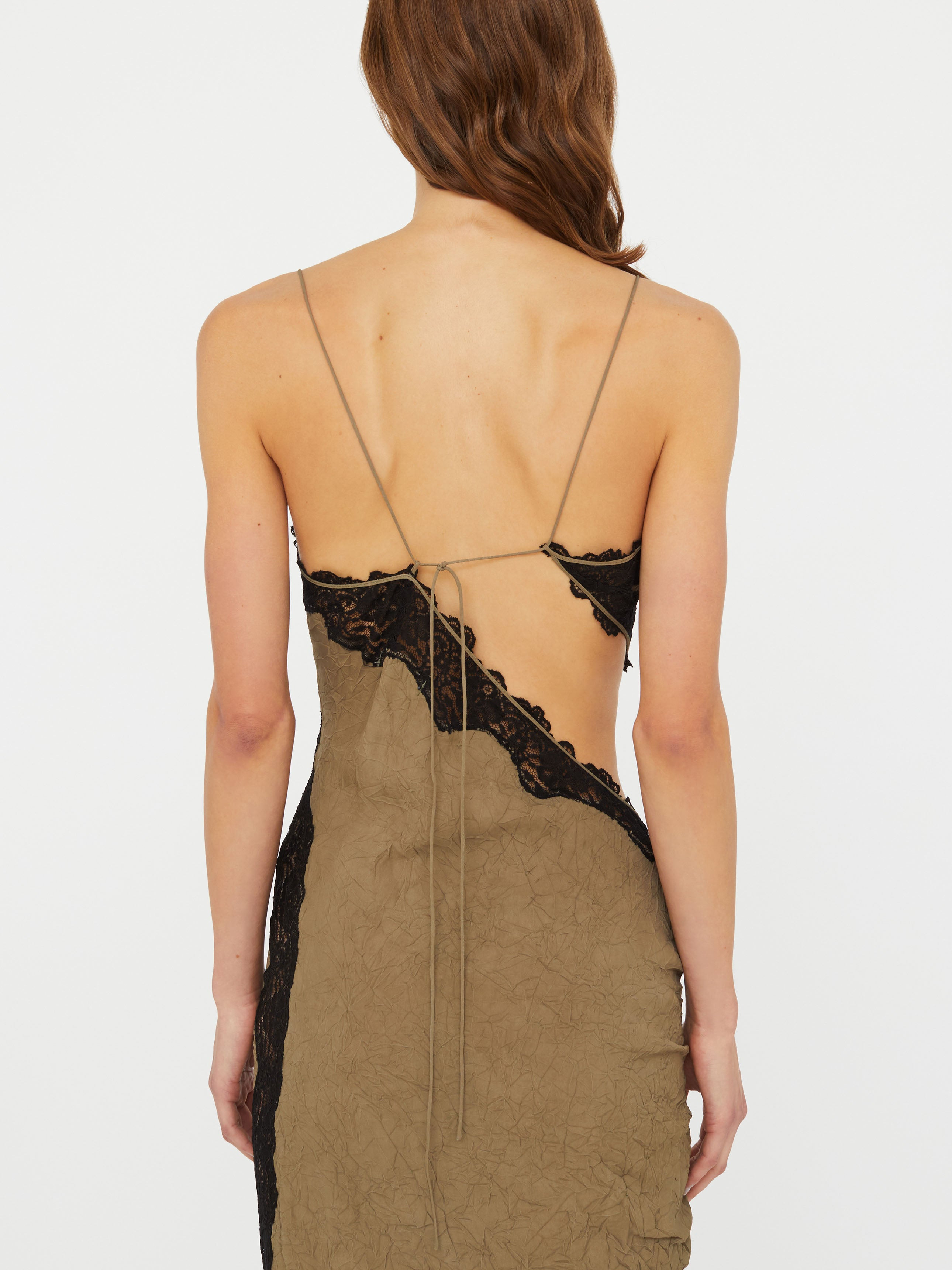 Crimped Lace Cami Dress - 5