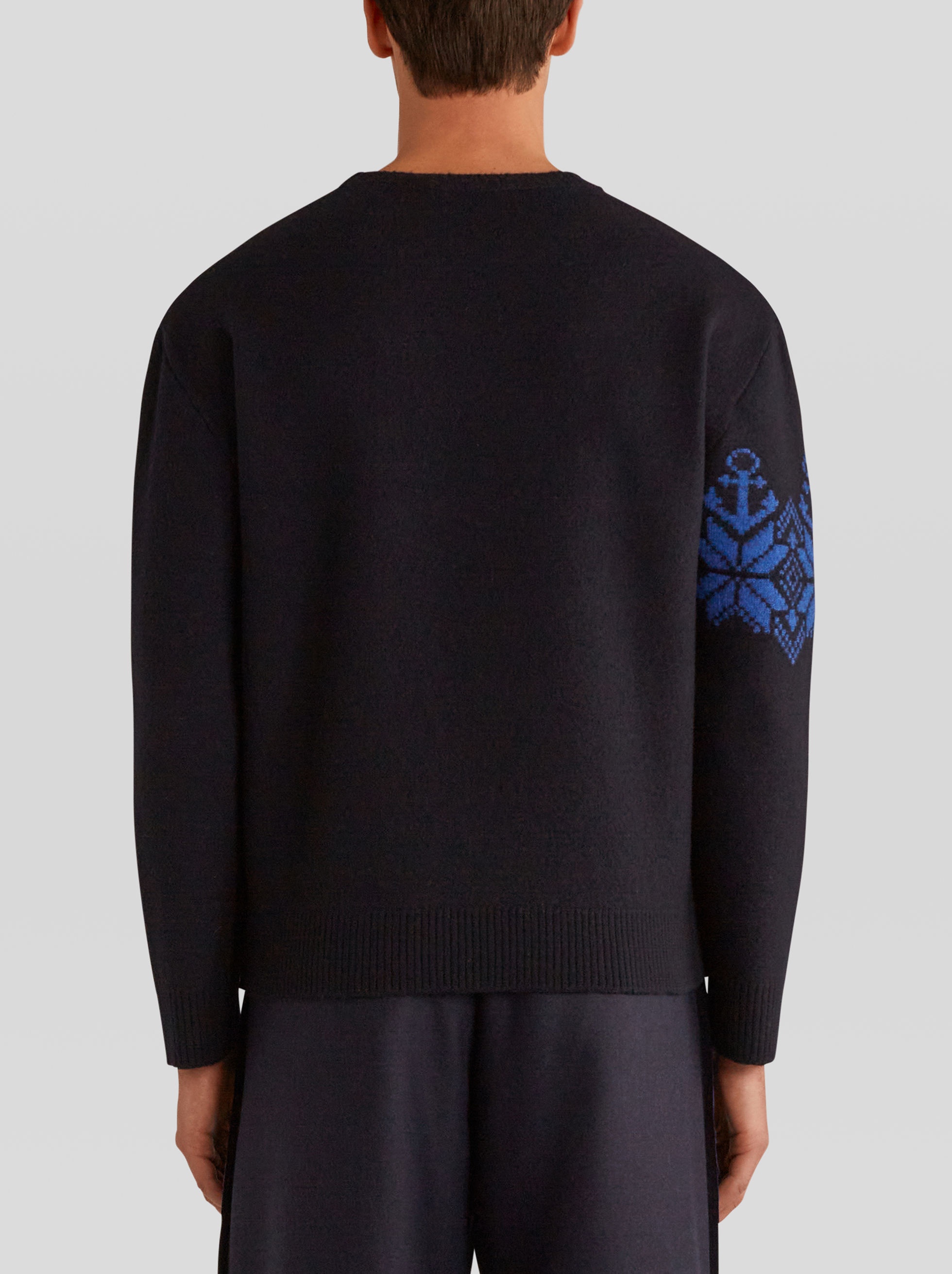 JACQUARD INTARSIA SWEATER - 5