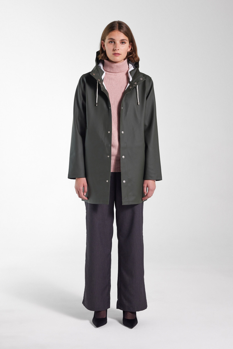 Stutterheim Stockholm Raincoat Green outlook