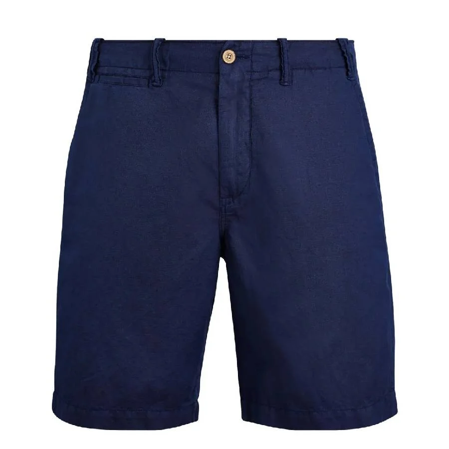 Polo Ralph Lauren Mid-Rise Linen-Cotton Blend Shorts - 1