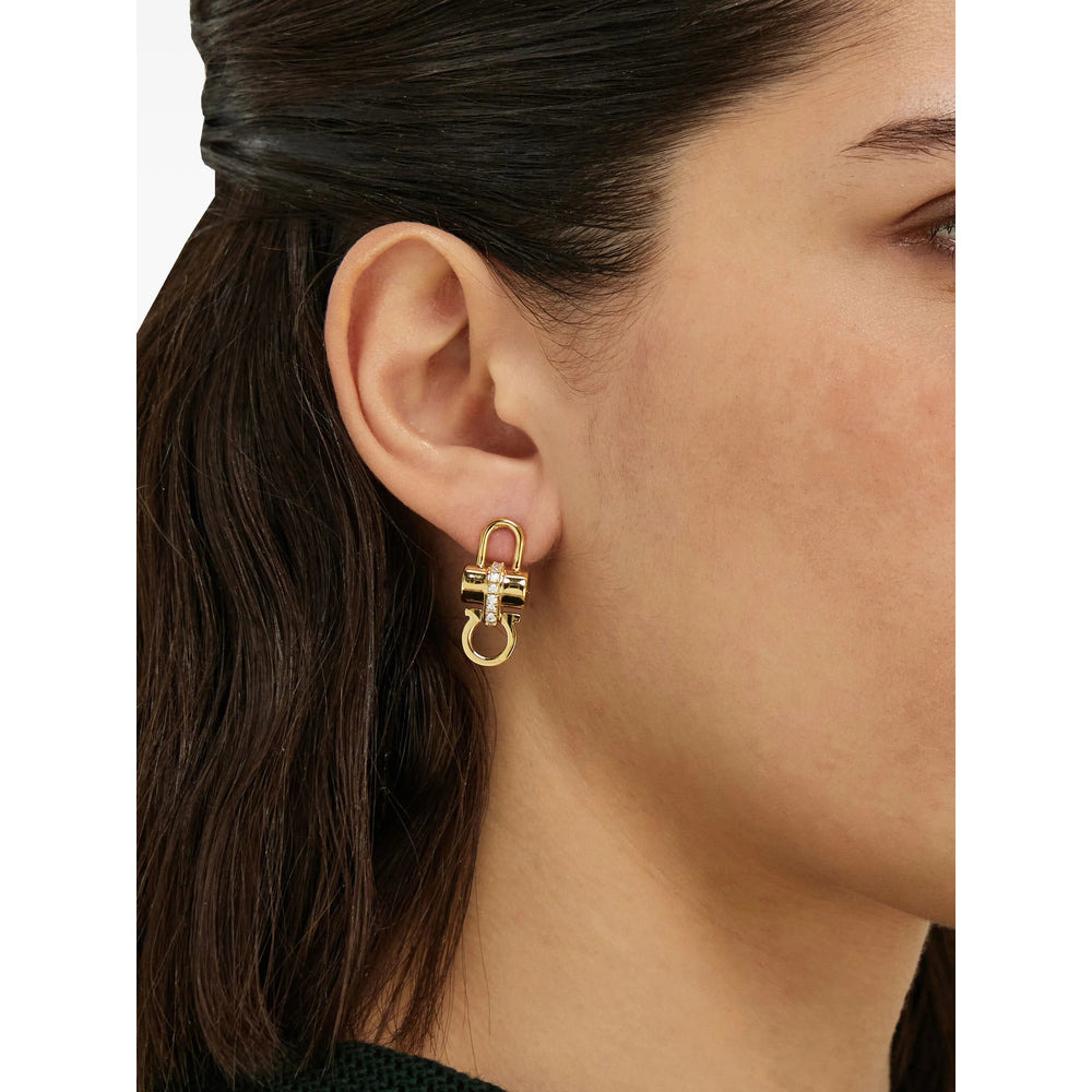 Ferragamo Gold Earrings Women - 3