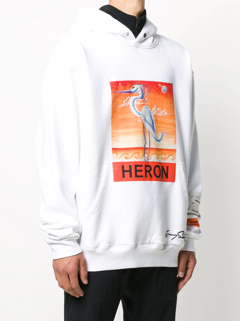 Heron hooded sweatshirt - 3