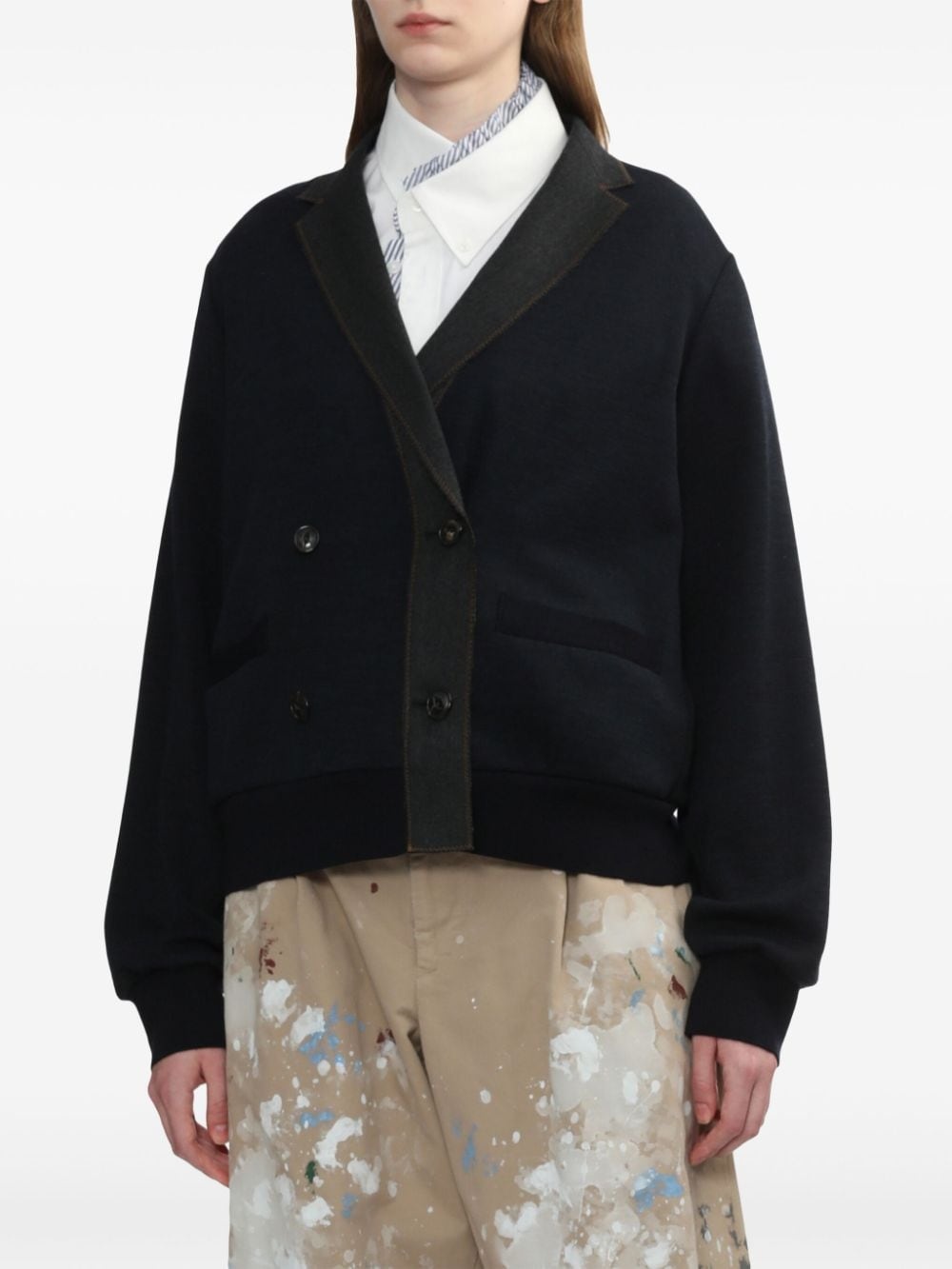 Kolor knitted jacket | REVERSIBLE