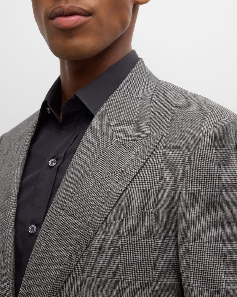 TOM FORD Men's Shelton Prince of Wales Suit outlook