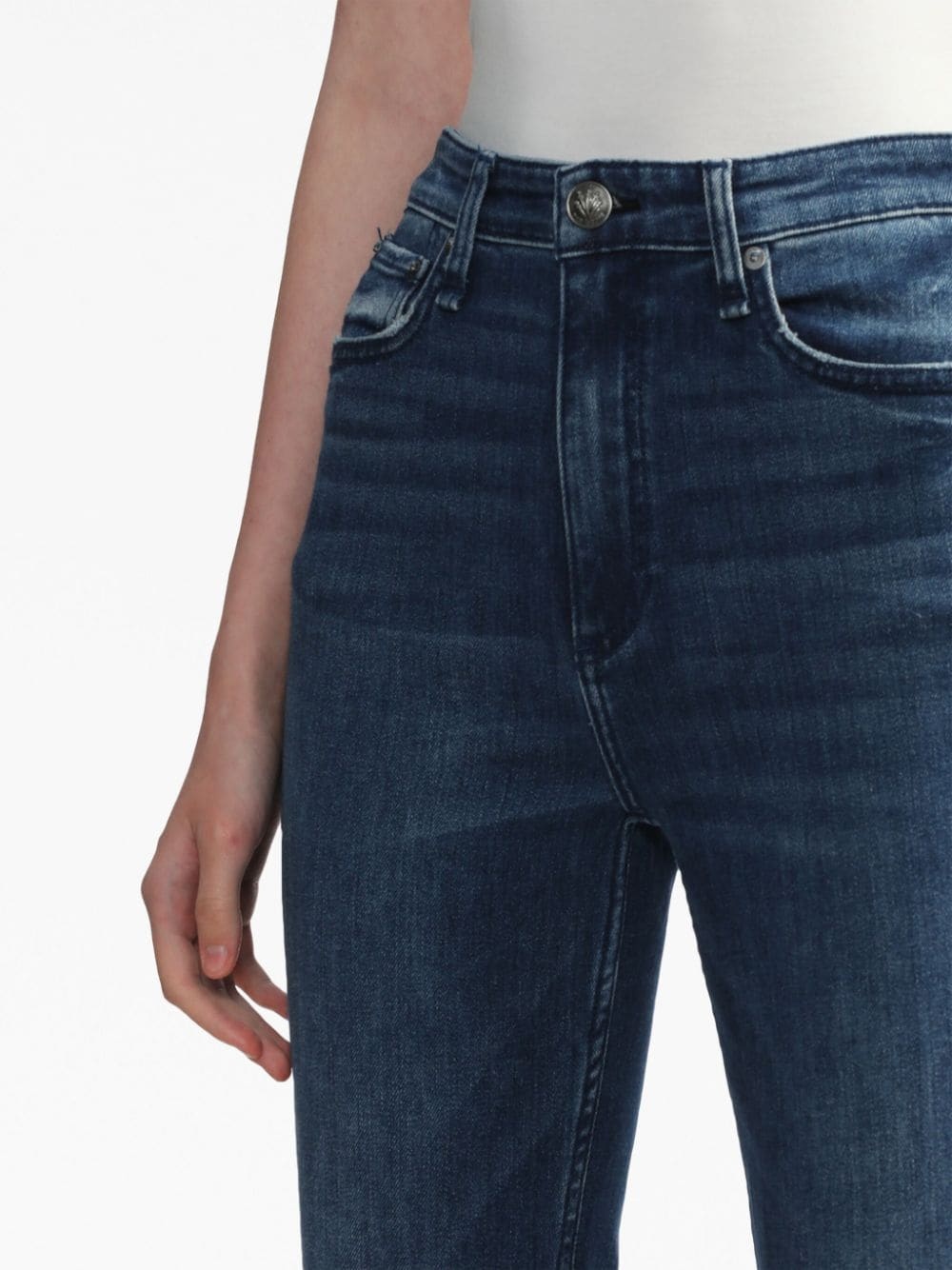high-rise cropped jeans - 5