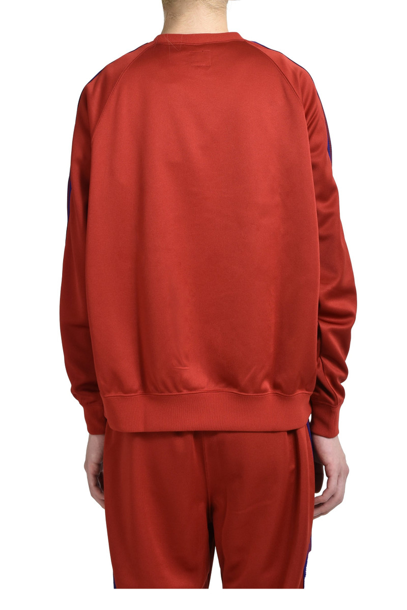 NEEDLES TRACK CREW NECK SHIRT - POLY SMOOTH / RED outlook