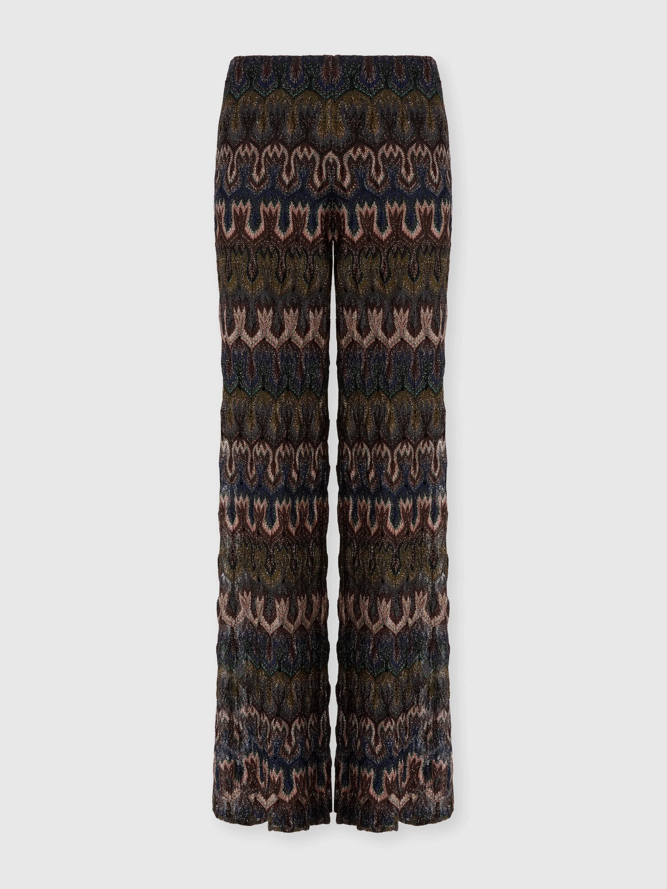 Missoni Viscose Lamé Trousers With Arabesque Motif in Green& Brown at Nordstrom - 1