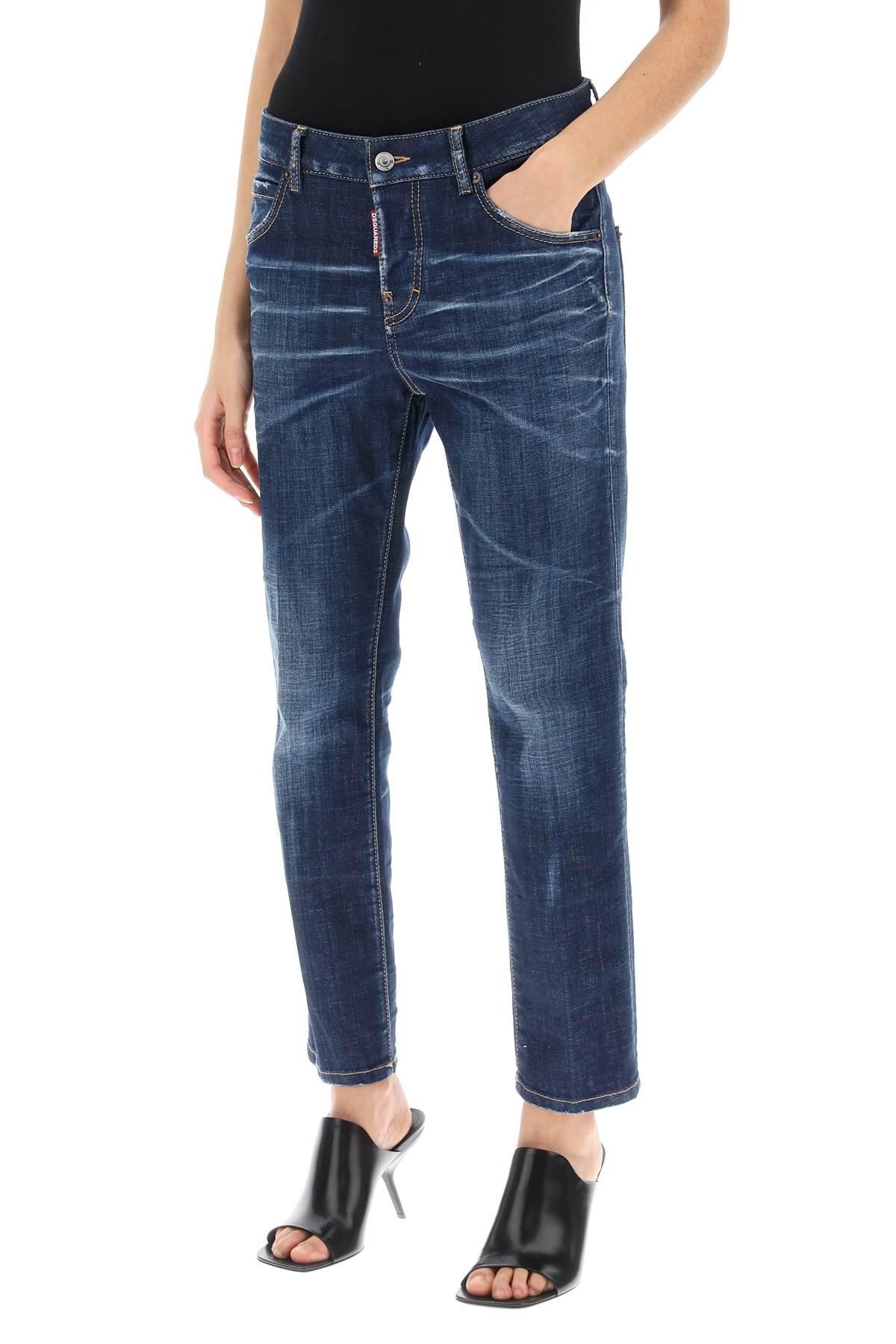 ★Dsquared2★DARK CLEAN WASH COOL GIRL JEANS★ Dark Clean Wash Cool Girl Jeans