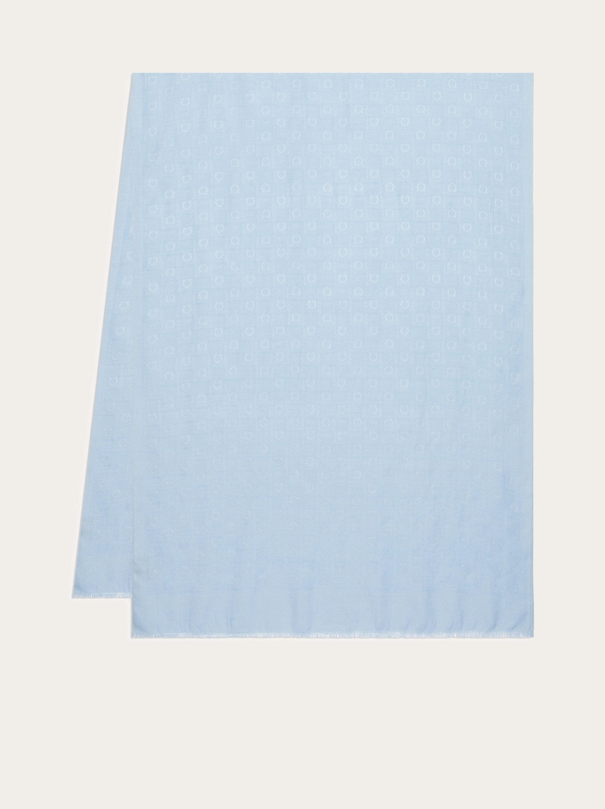 Ferragamo Monogram jacquard stole 1
