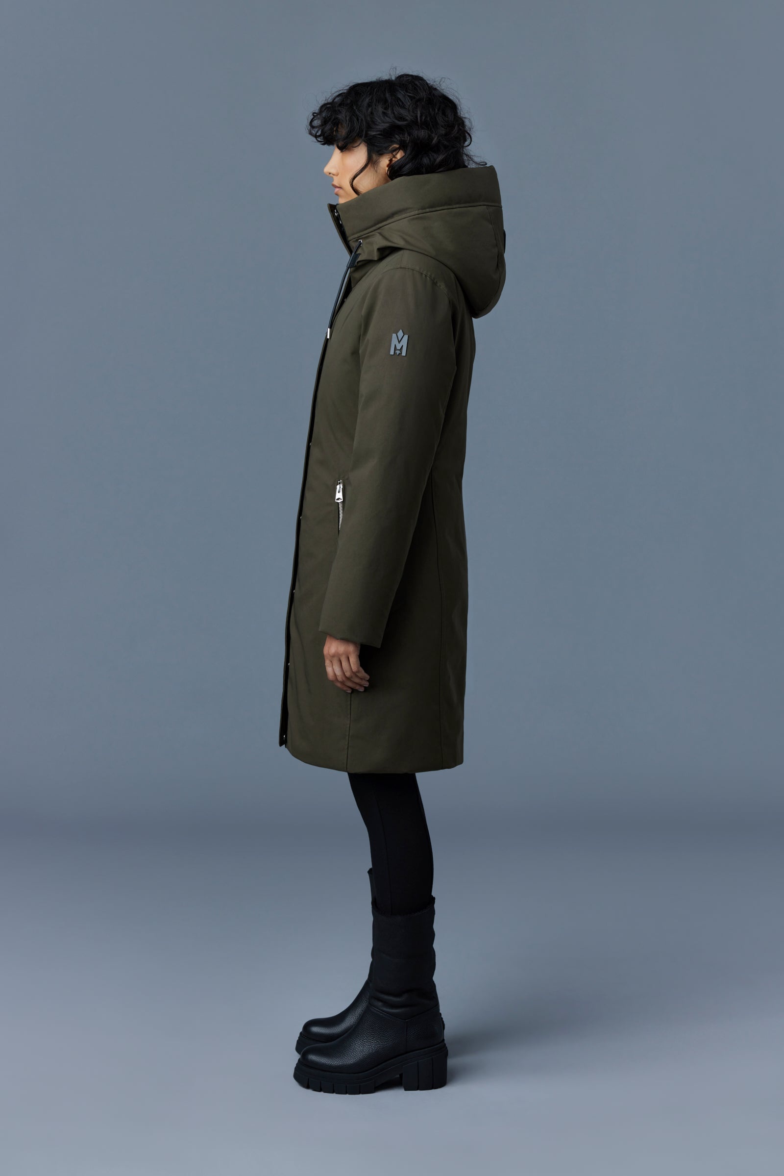 SHILOH 2-in-1 fitted down coat with removable bib - 3