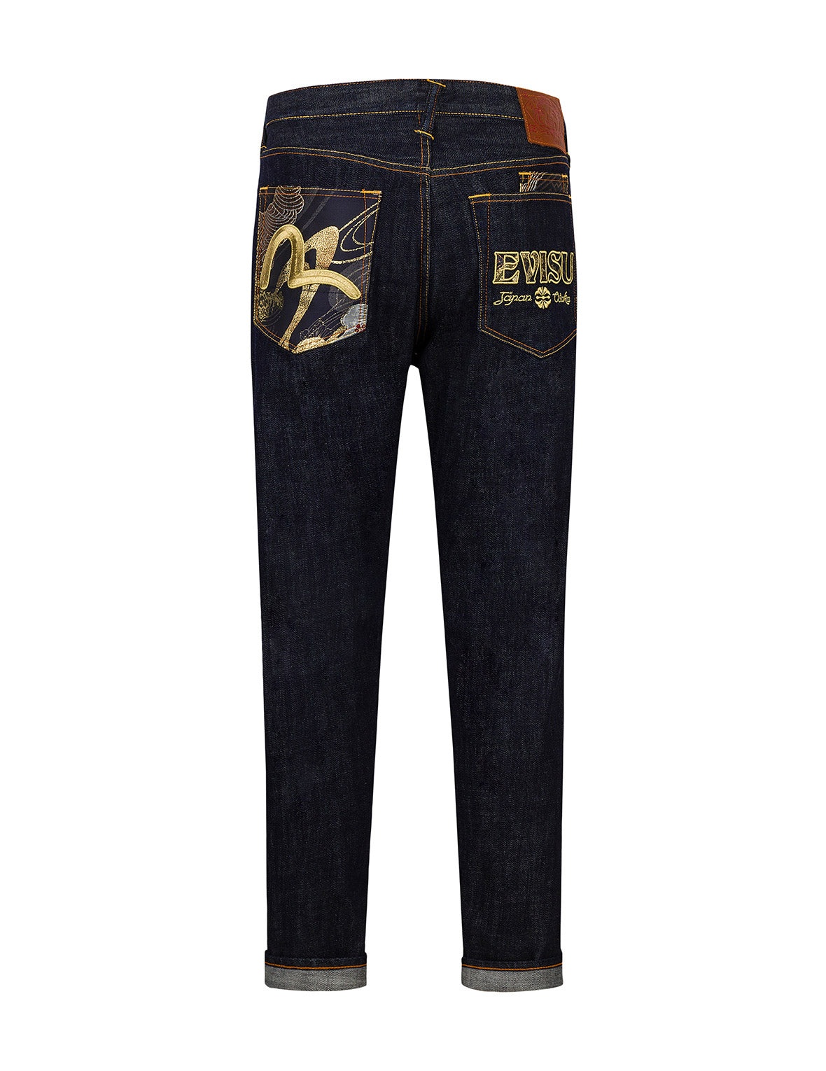 Seagull and Logo Brocade Appliqué Carrot Fit Jeans #2017 - 12