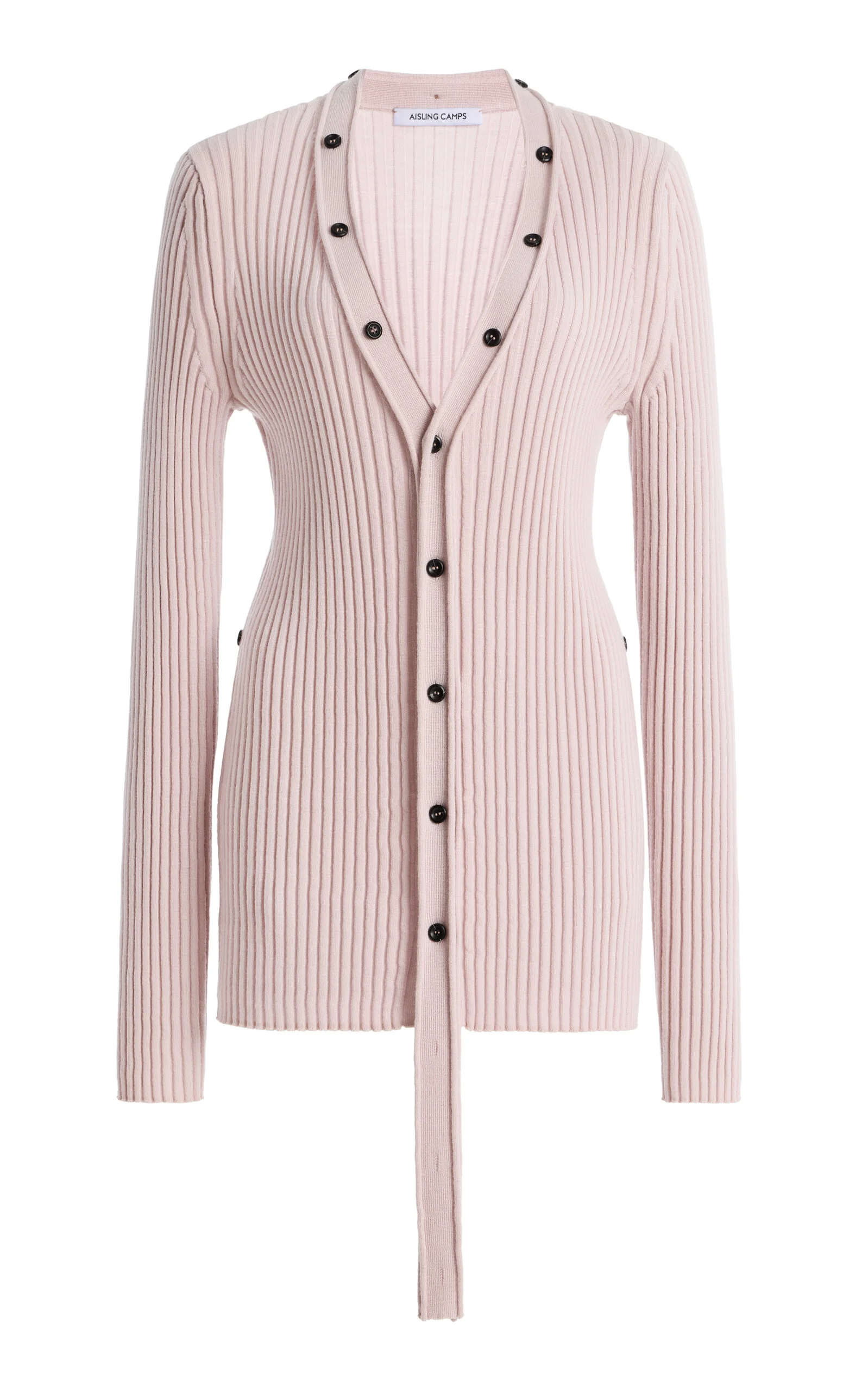 Convertible Wool Cardigan light pink - 1