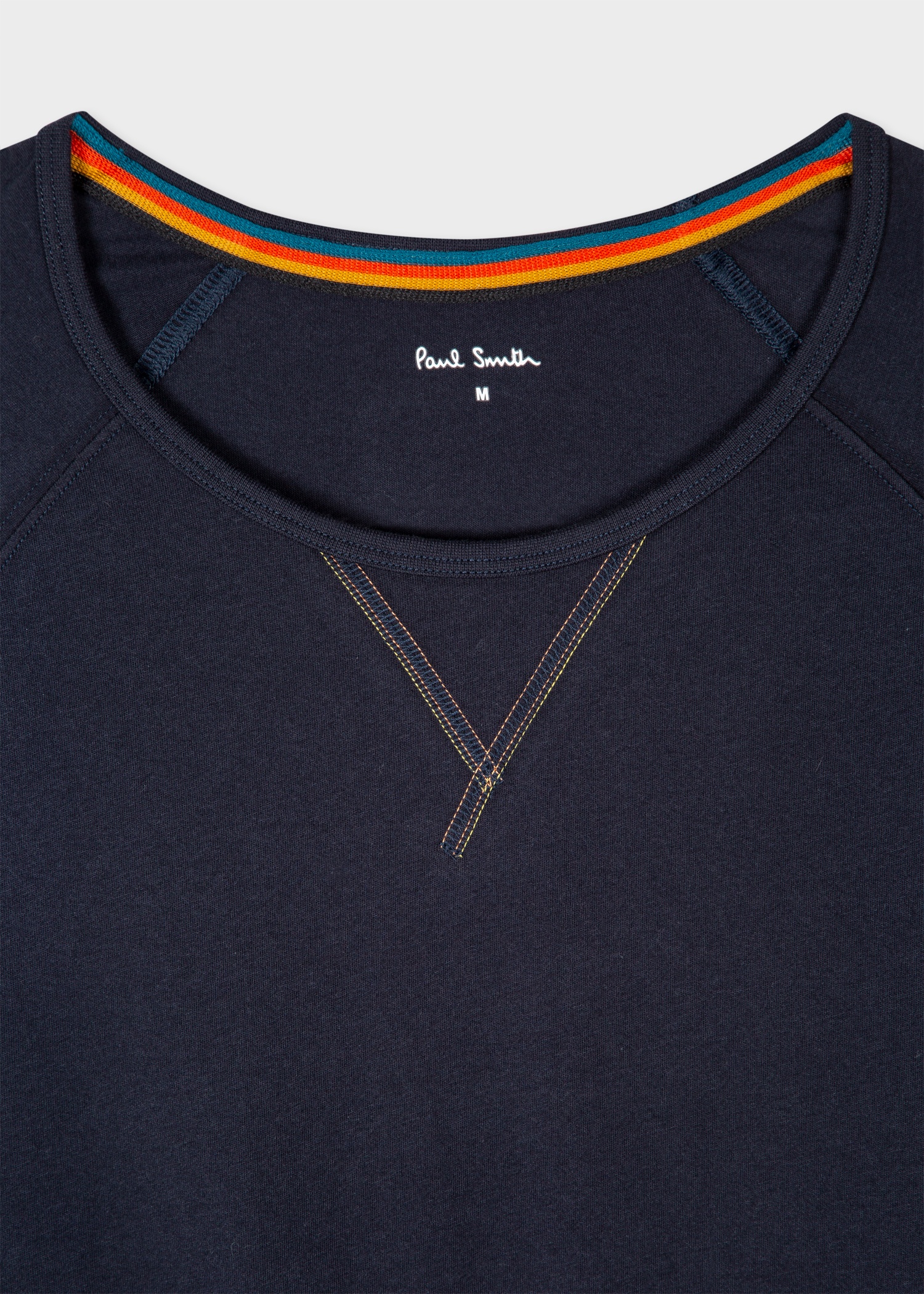 Navy Jersey Cotton Long-Sleeve Lounge Top - 2