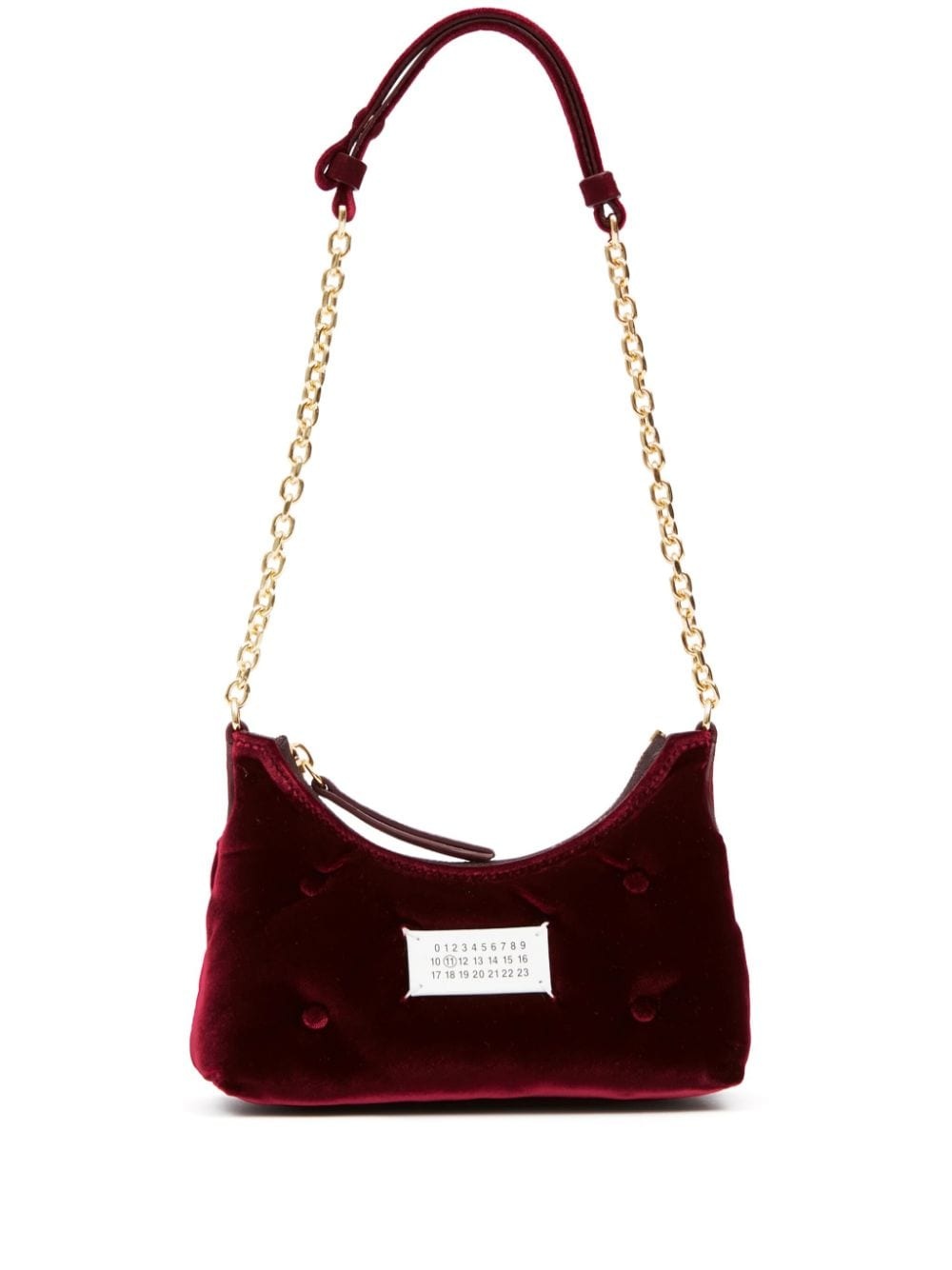Glam Slam velvet shoulder bag - 1