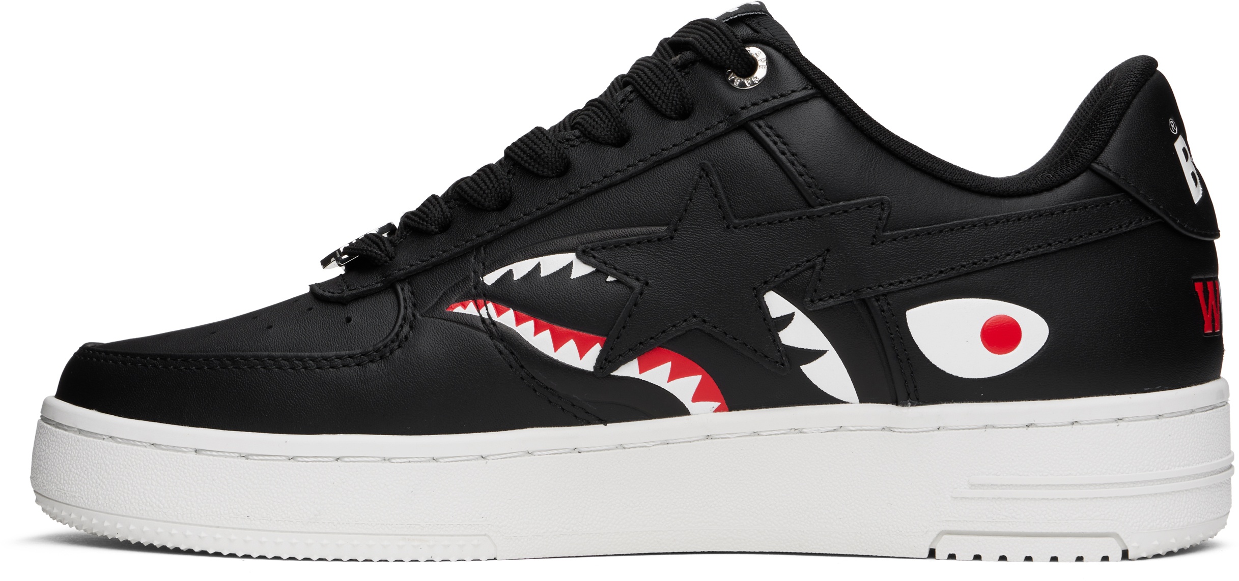 Black STA Shark Sneakers - 3