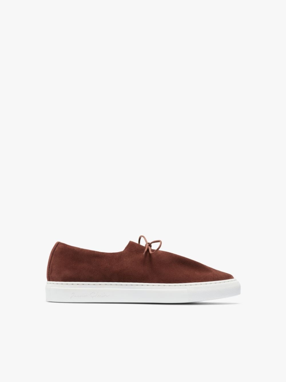JACQUES SOLOVIÈRE TERRACOTTA SUEDE SNEAKERS - 1