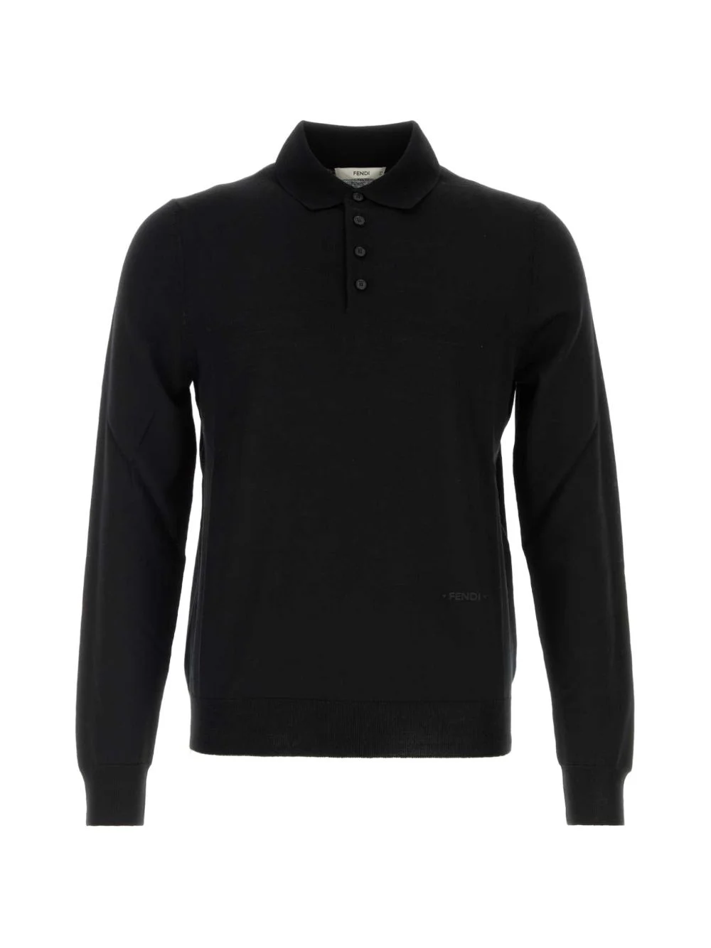 long-sleeve polo shirt - 1