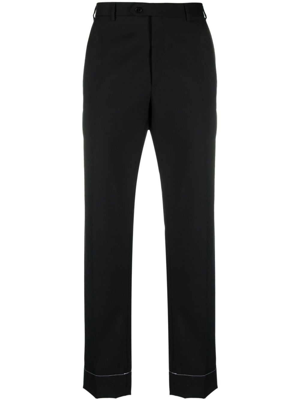 tailored straight-leg trousers - 1