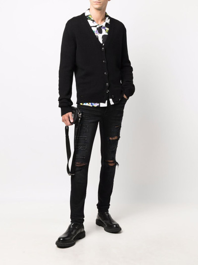 AMIRI ripped skinny jeans outlook