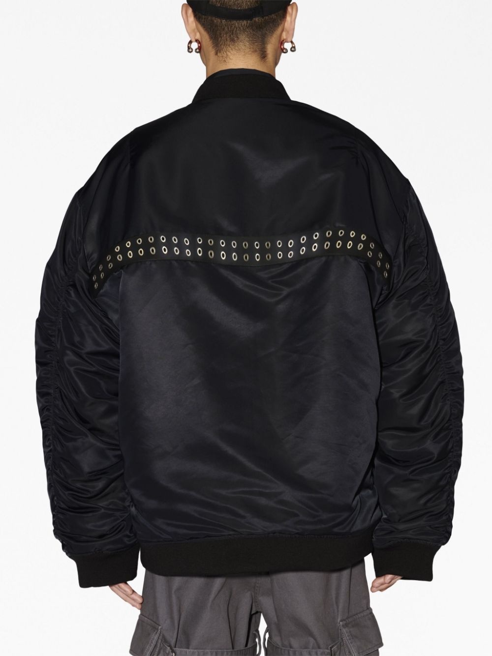 belted bomber jacket - 5
