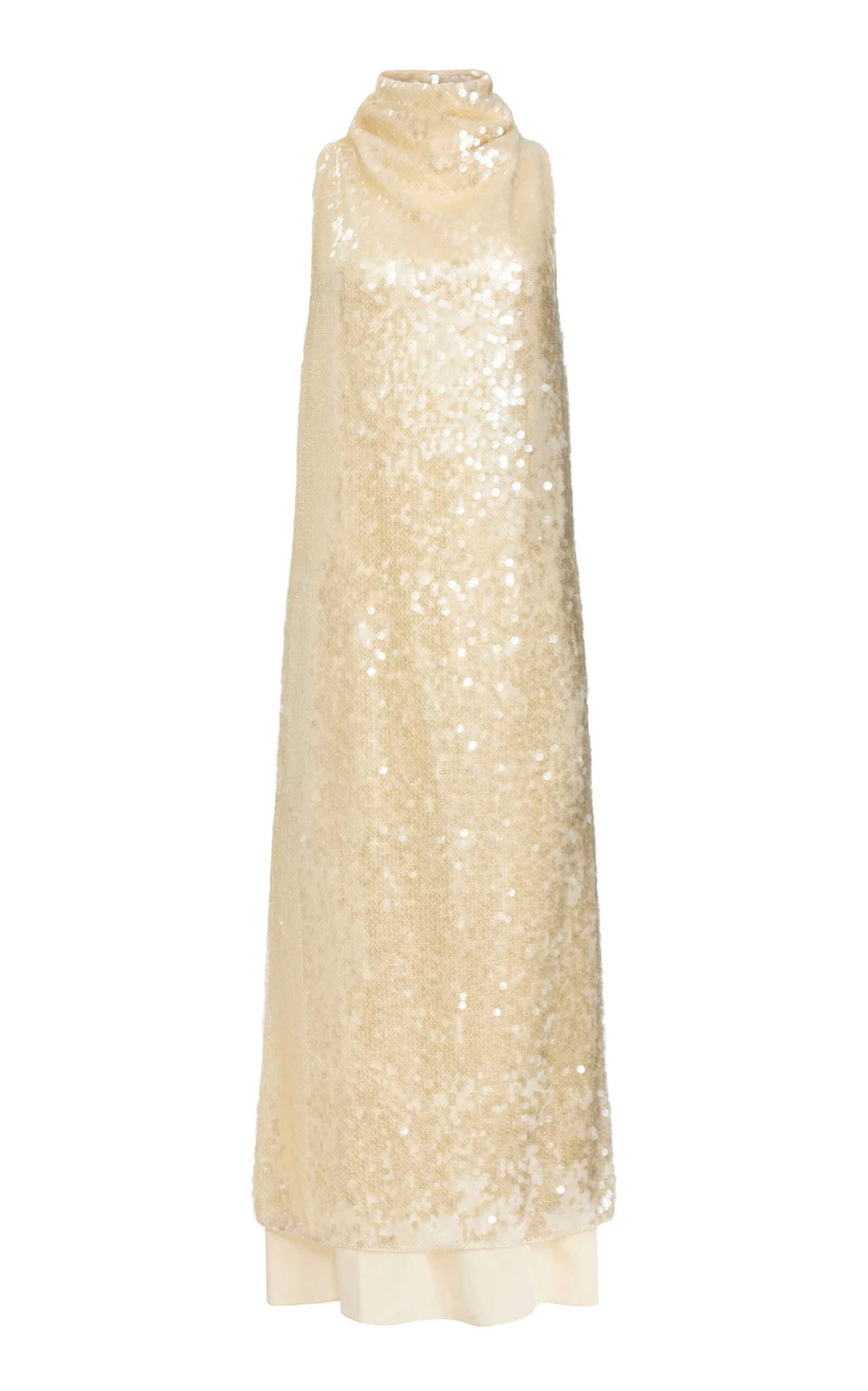 Noor Sequined Midi Dress off-white - 1