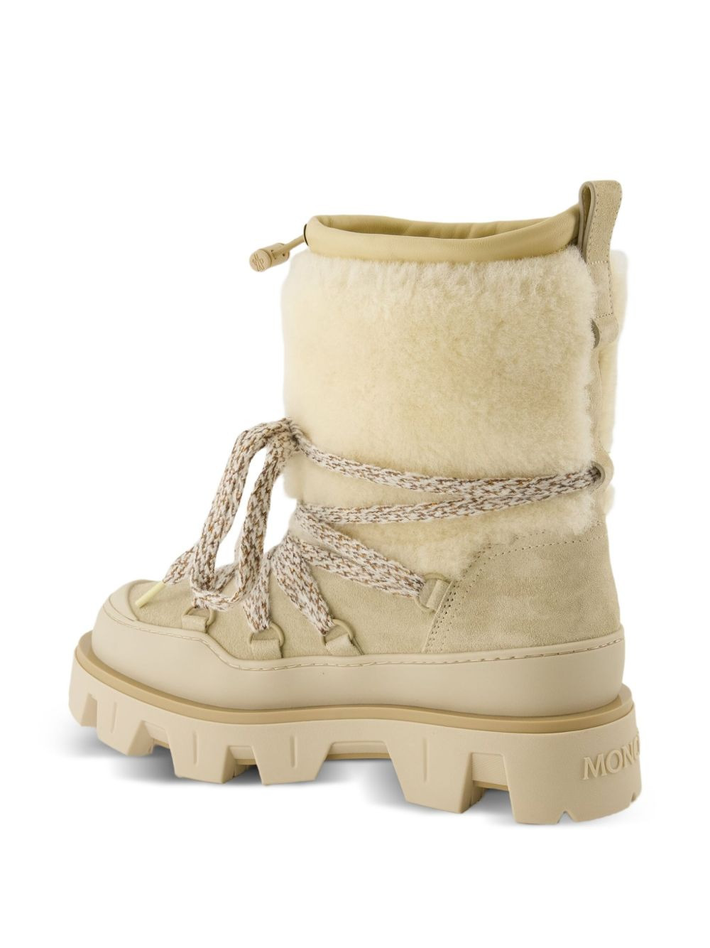 Peak Après shearling lace-up ankle boots - 2