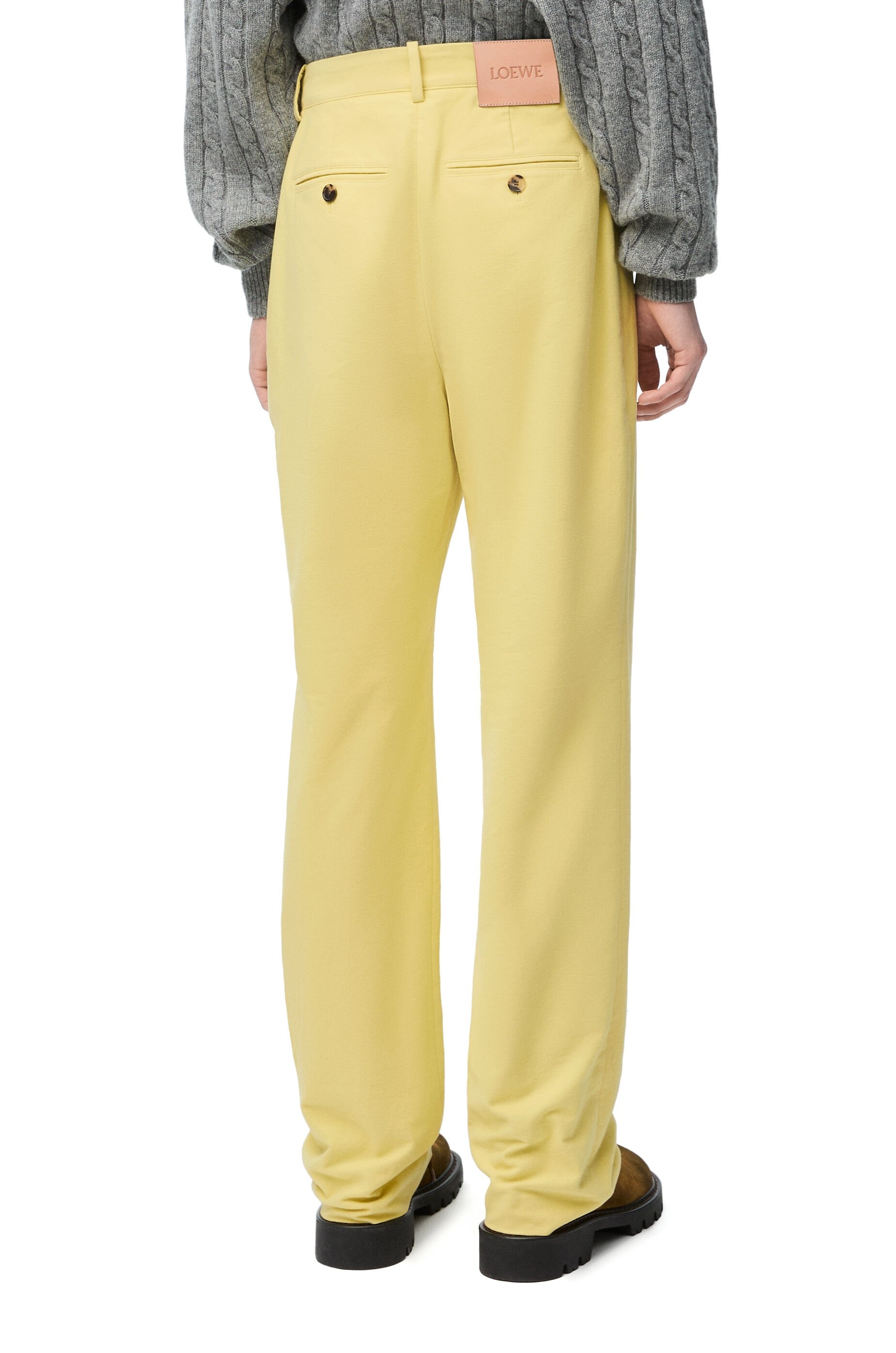 Pleated trousers in cotton - 4