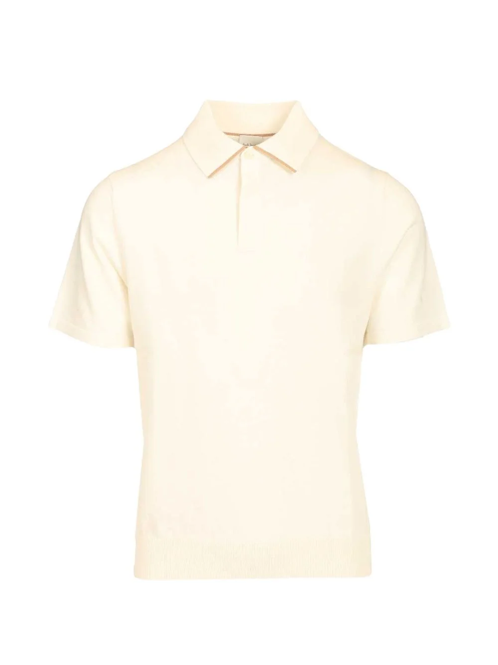 short-sleeve buttoned polo shirt - 1