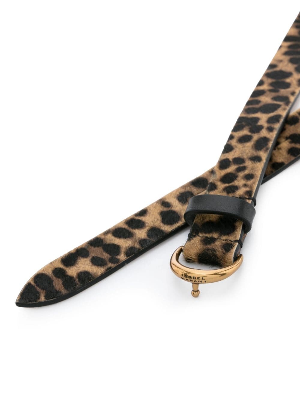 Luno leopard-print belt - 2