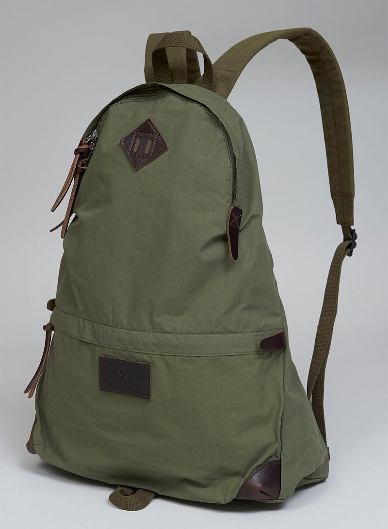 Day Pack Cotton Nylon Weather Cloth in Green 1