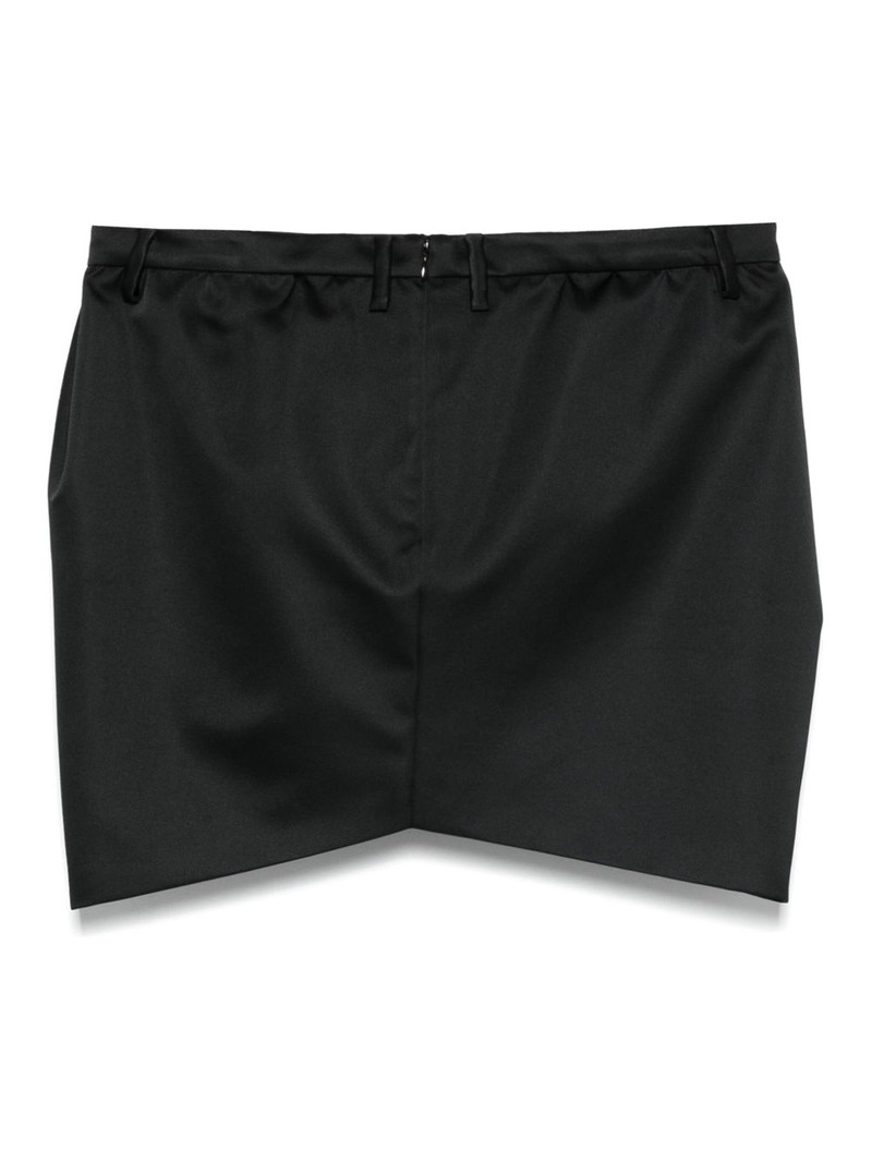 N°21 wrap-detail mini skirt outlook