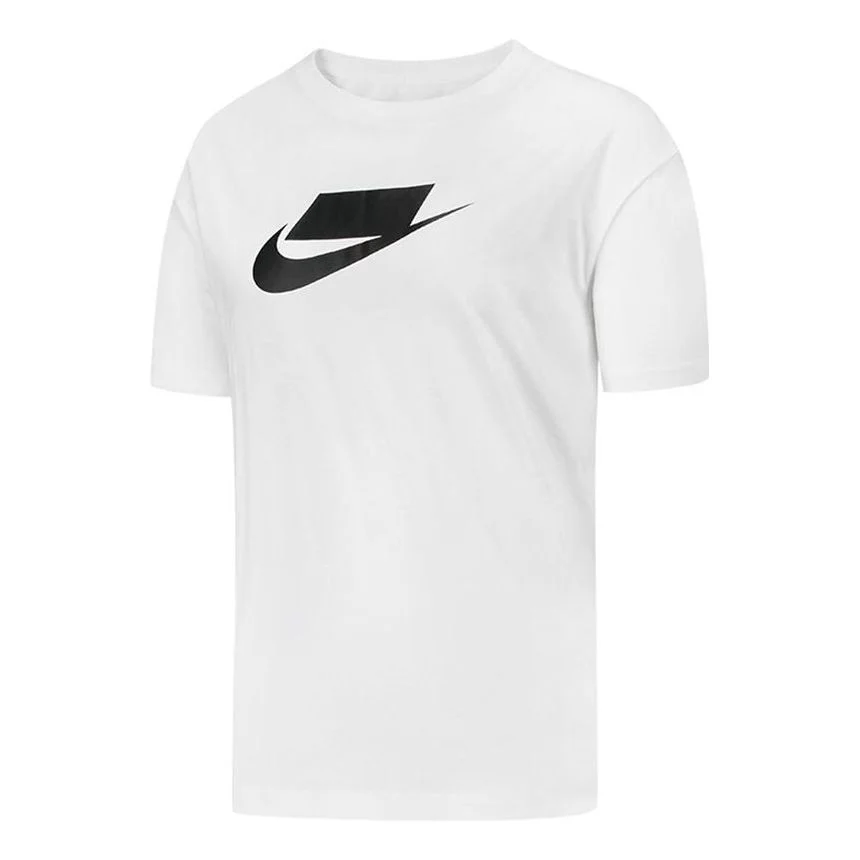 (WMNS) Nike Casual Sports Training Round Neck Short Sleeve White T-Shirt DB9828-100 - 1
