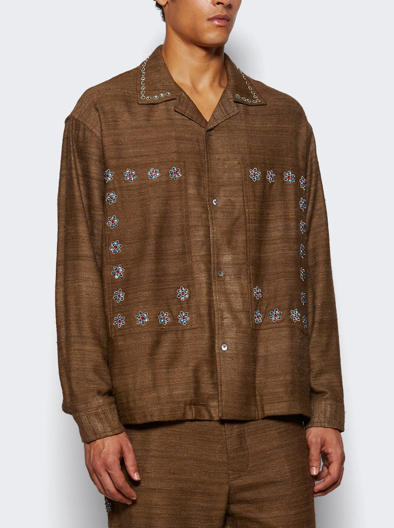 baziszt Nouac Shirt Brown outlook