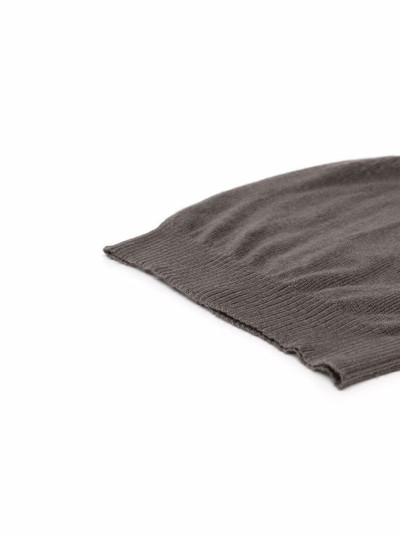 Rick Owens slouchy cashmere-knit beanie outlook