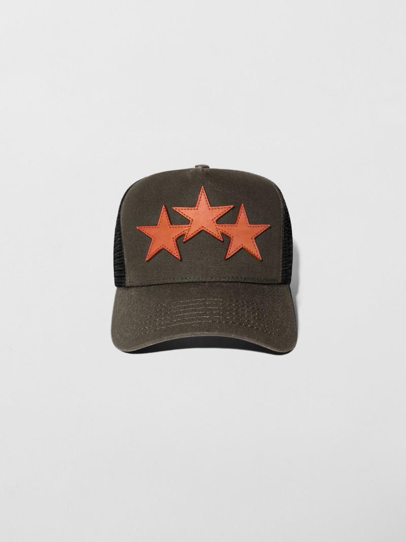 THREE STAR TRUCKER HAT 1
